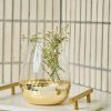 Decor Crane Living | Kamala Hammered Gold Bottom Vases - Small Teardrop