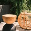 Furniture Crane Living | Zen Wooden Stools 38Cm