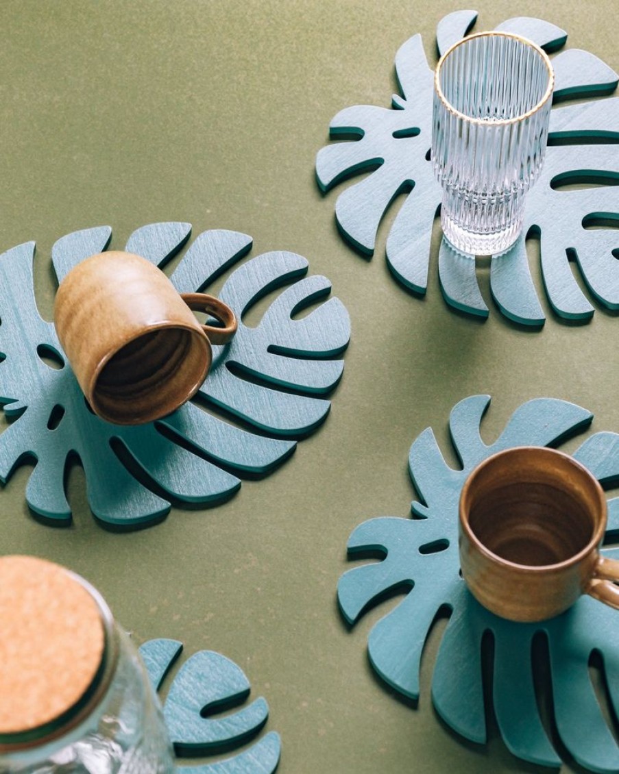 Homewares Crane Living | Monstera-Leaf-Trivet