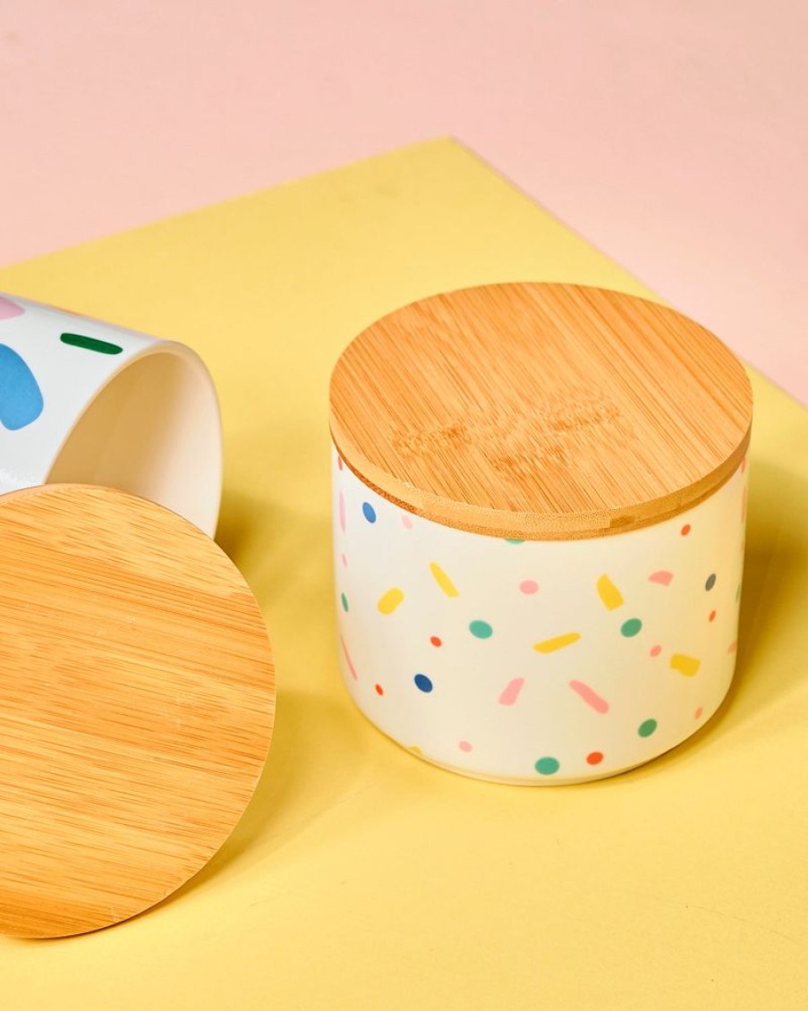 Homewares Crane Living | Rainbow Speckled Container - Small