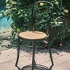 Furniture Crane Living | Bentwood Chair - Black With Rattan Seat