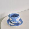 Homewares Crane Living | Summer Daze Cloudi Cup And Saucer