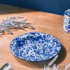 Homewares Crane Living | Blue-Pollock-Enamel-Dinner-Plate