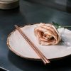 Homewares Crane Living | Rose Gold Chopsticks