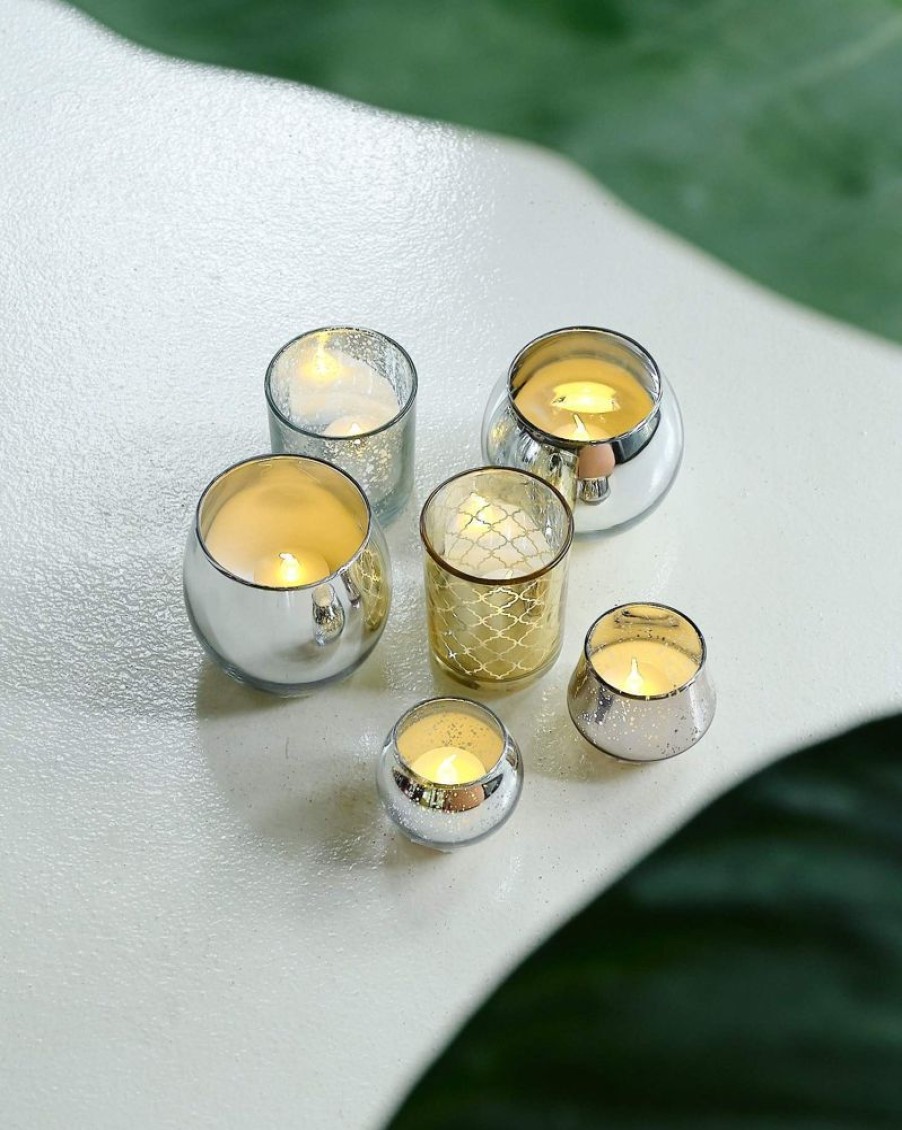 Decor Crane Living | Gold Candle Votive - Assorted Designs