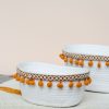 Decor Crane Living | Oval Pom Pom Basket - Small