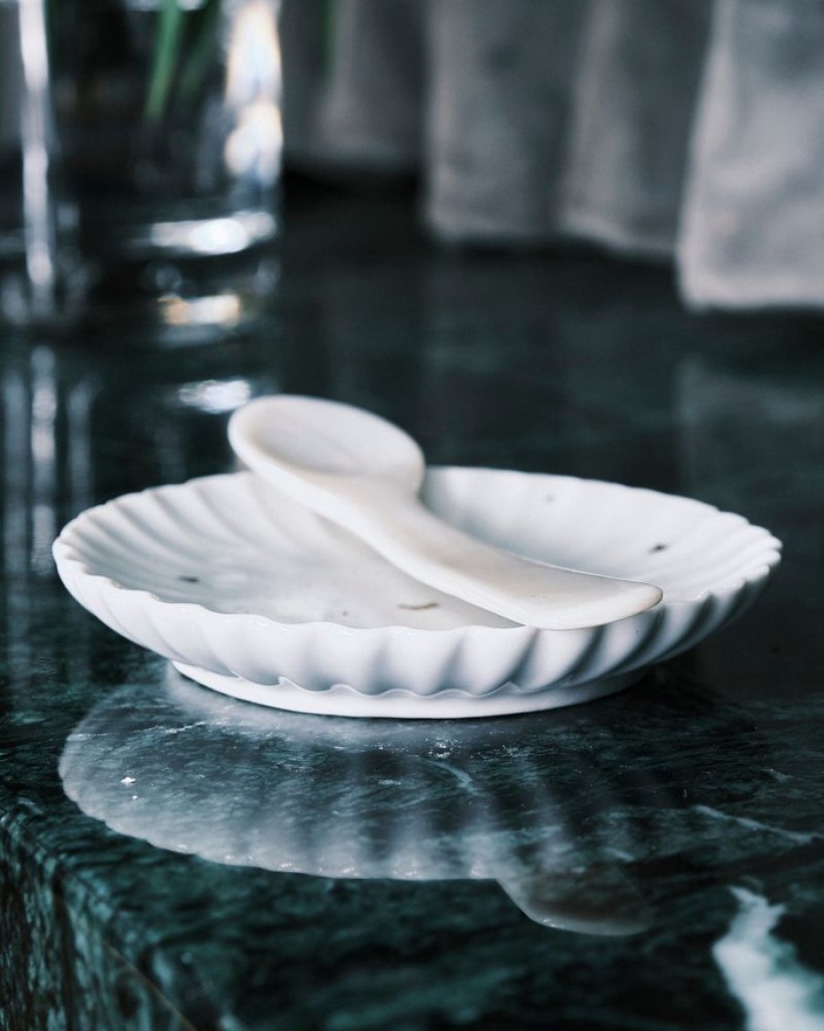 Homewares Crane Living | Mother-Of-Pearl-Mini-Spoon