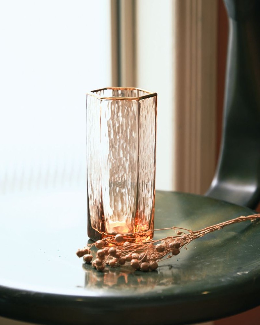 Homewares Crane Living | Burnt Amber Faceted Glass