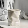 Homewares Crane Living | White Wrinkle Cup