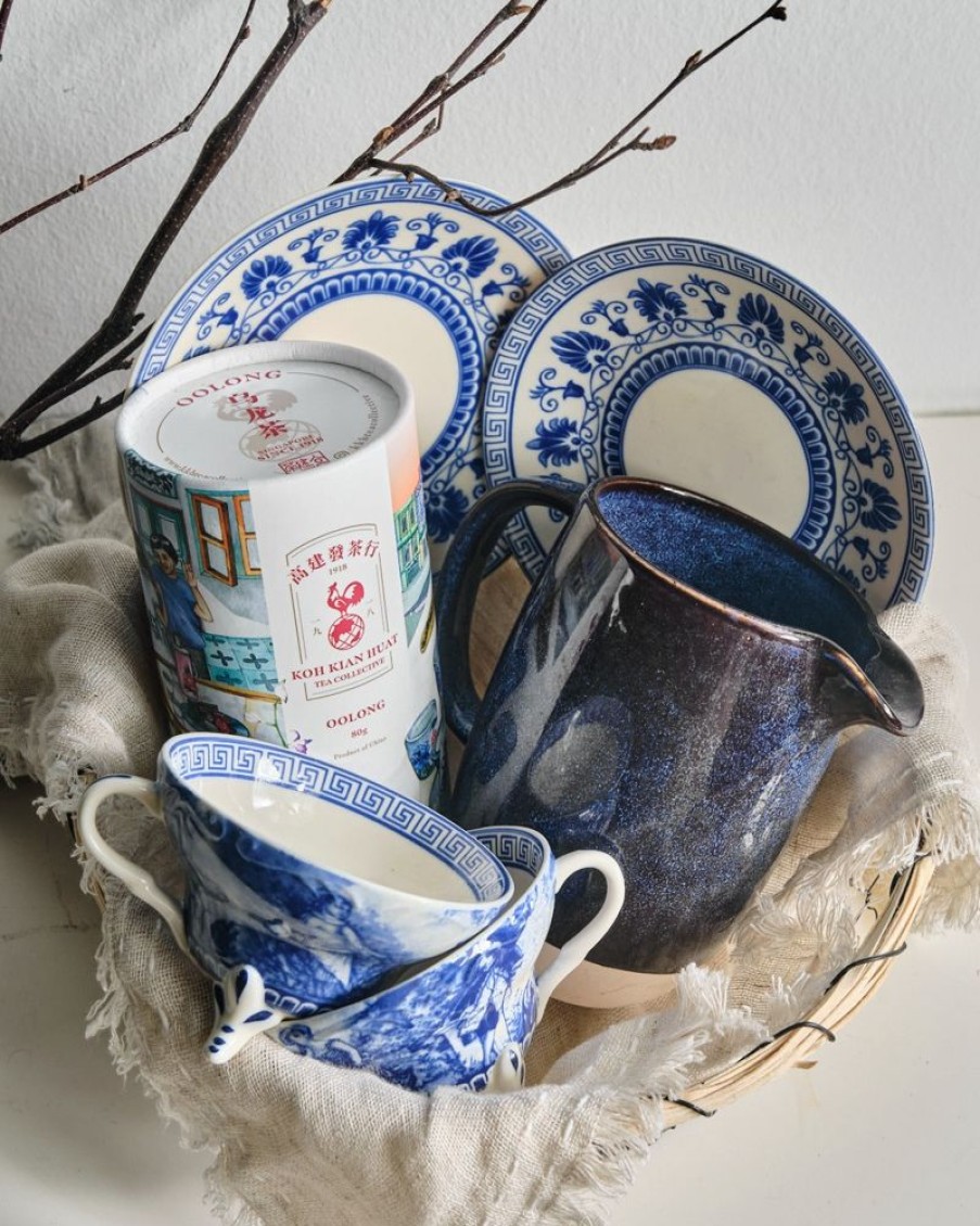 Homewares Crane Living | Leicester Tea Cups + Pitcher Gift Set