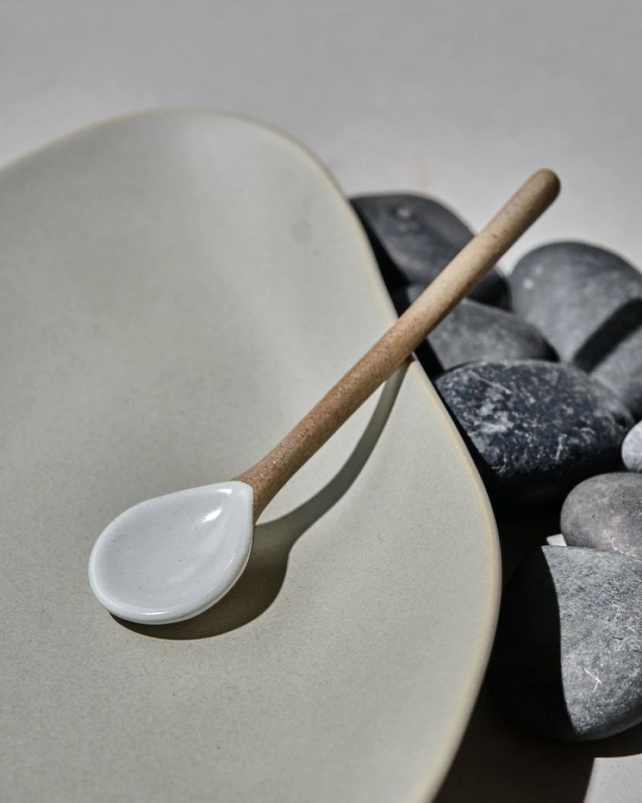 Homewares Crane Living | Shokudo Small Ceramic Spoon