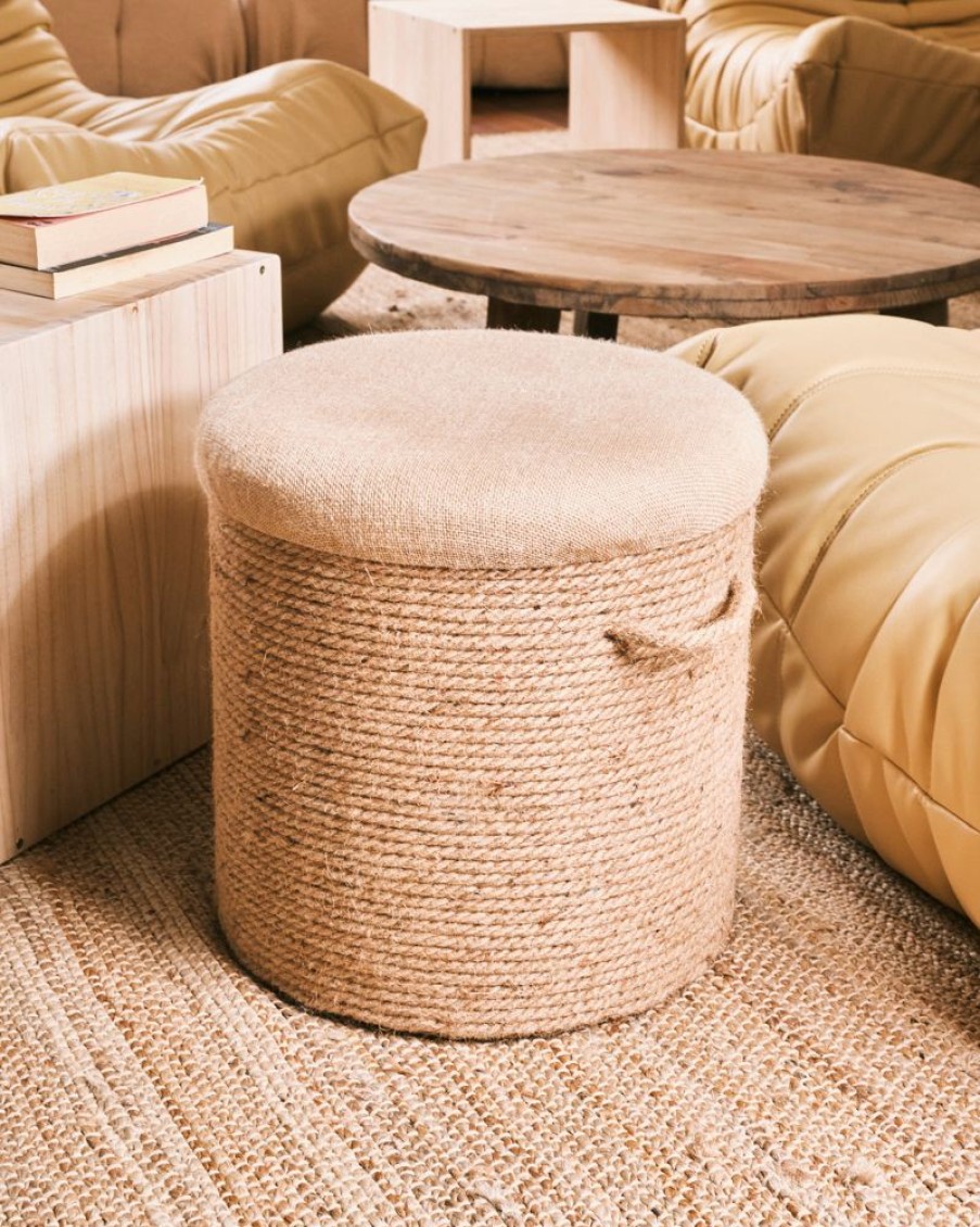 Furniture Crane Living | Rope Stool - Tall