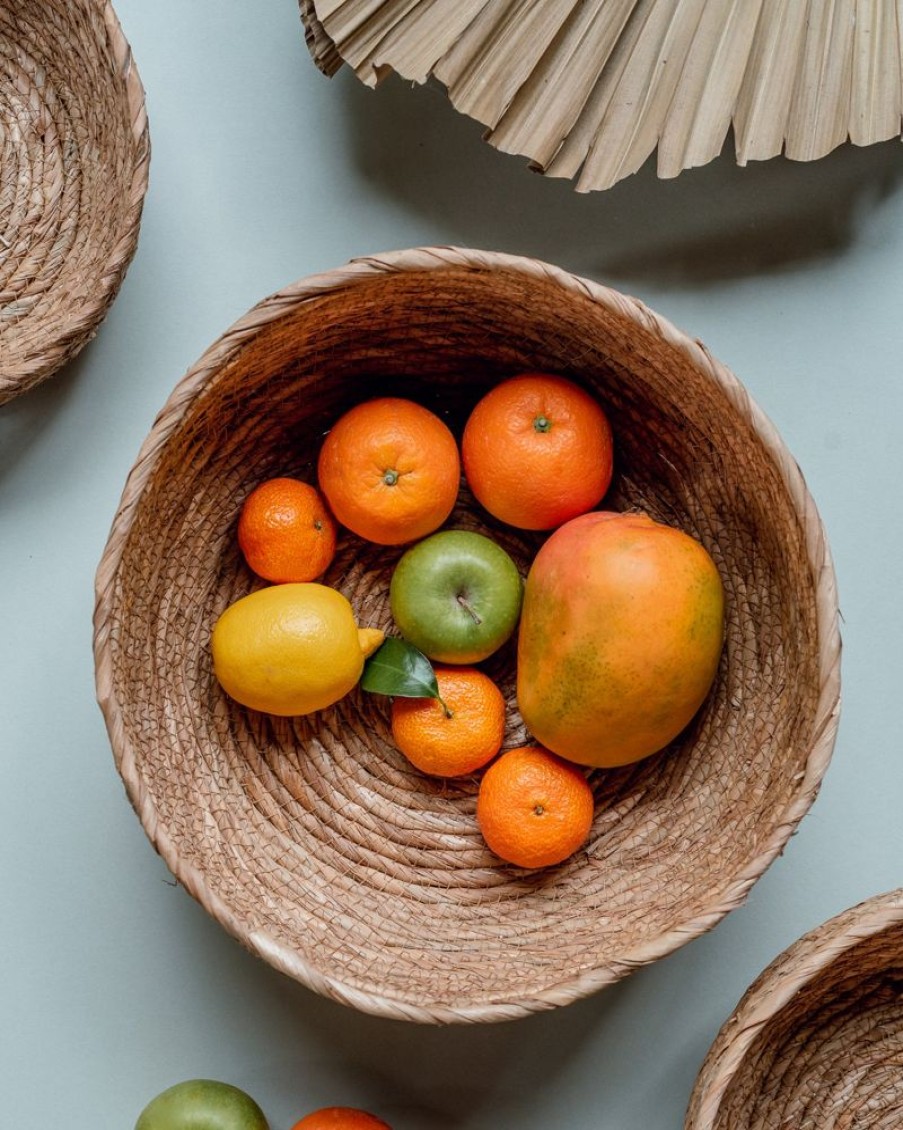 Homewares Crane Living | Uluwatu Woven Basket Bowl - Small