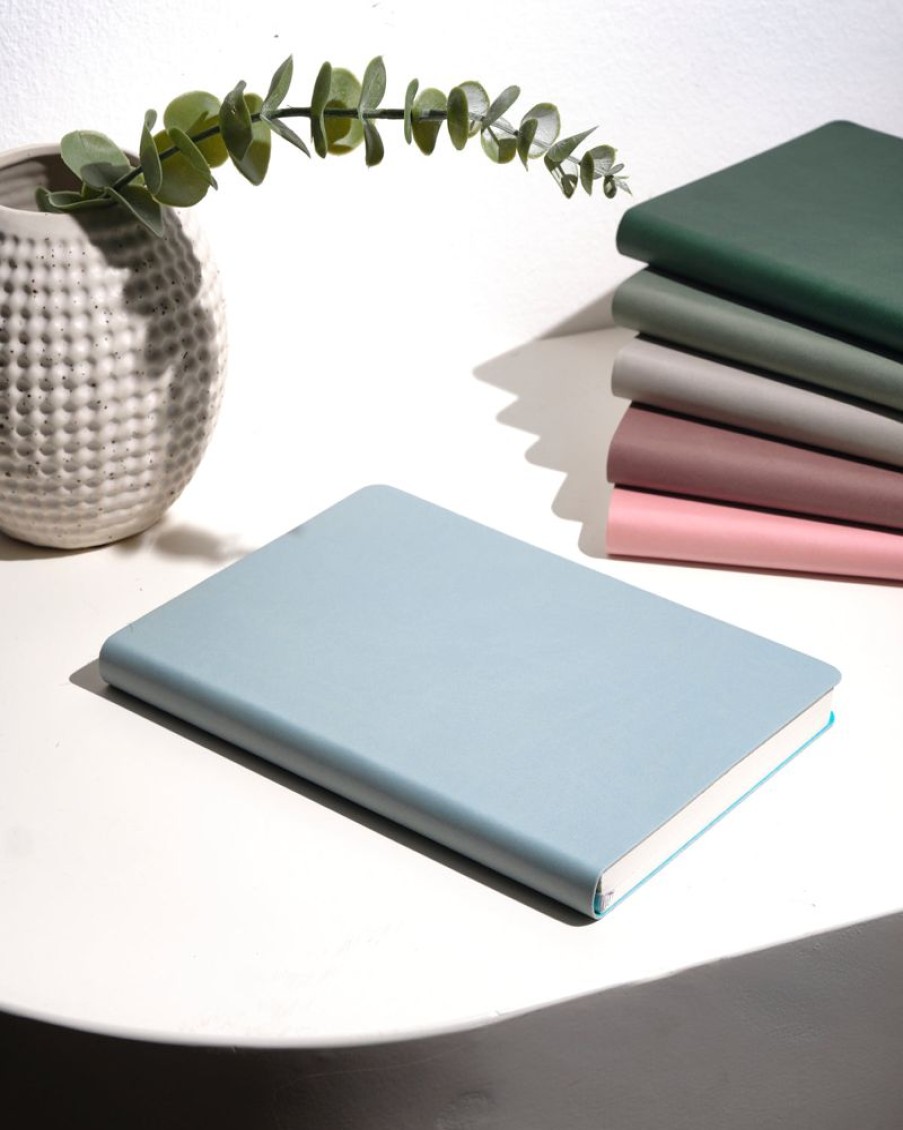 Accessories Crane Living | A5-Leather-Bound-Notebook