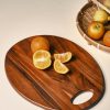 Homewares Crane Living | Cole Oval Wooden Board - Large