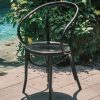 Furniture Crane Living | Bentwood Chair With Arms - Full Black