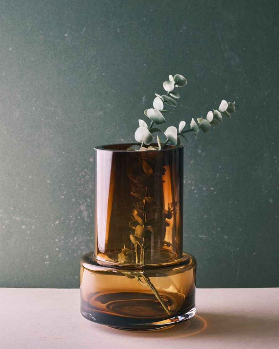 Decor Crane Living | Gatsby Amber Vase - Medium