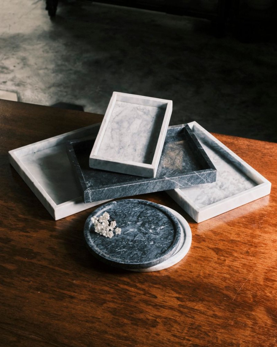 Decor Crane Living | Mayfair Marble Tray - Square