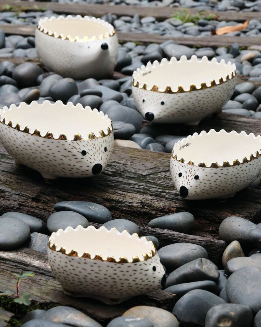 Homewares Crane Living | Hedgehog Family Trinket Bowls (Each Sold Separately)