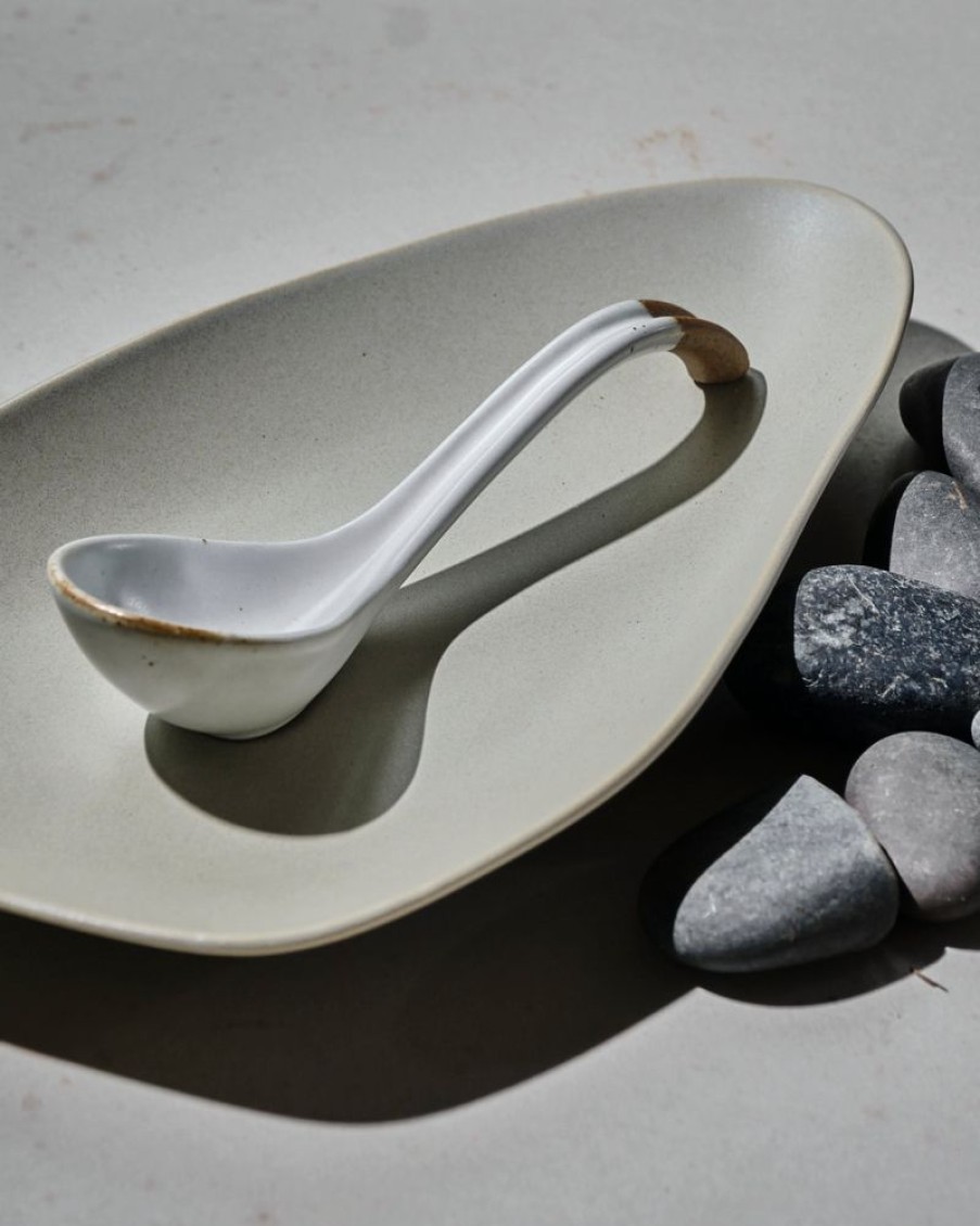 Homewares Crane Living | Shokudo Ceramic Soup Spoon