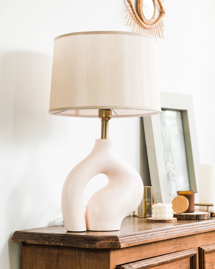 Furniture Crane Living | Leonard Beige Table Lamp