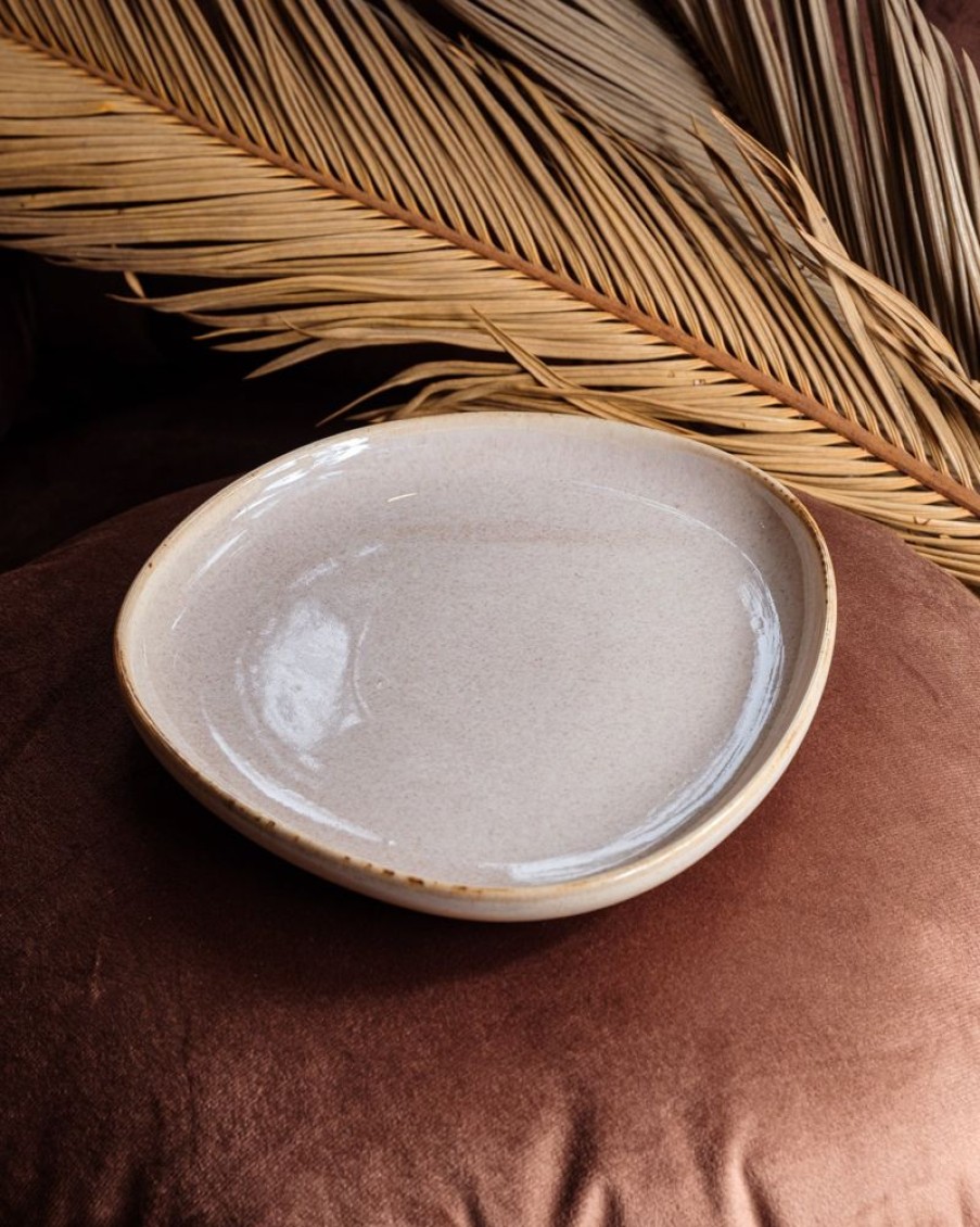 Homewares Crane Living | Chai Latte Irregular Plate