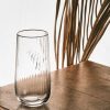 Homewares Crane Living | Aura Gold Rimmed Stemless Flute