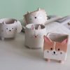 Decor Crane Living | Woodland Animal Friends Small Plant Pot