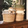 Decor Crane Living | Basket With Tassels - Large