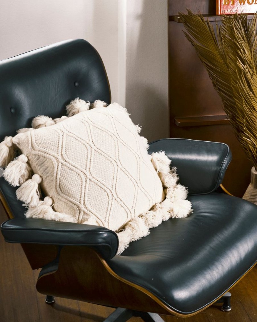 Furniture Crane Living | Bingsu Cushion With Tassel