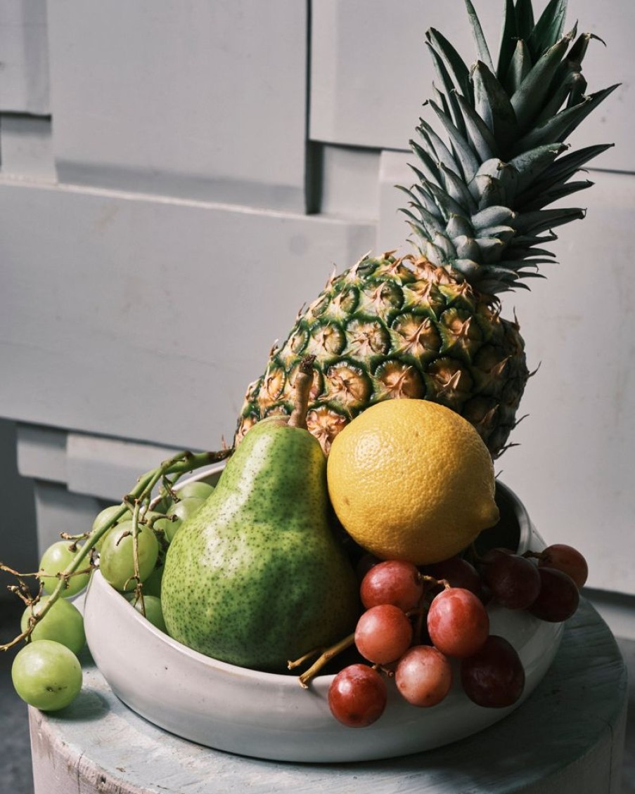 Homewares Crane Living | Sage Melted Edge Fruit Bowl - Large