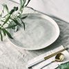 Homewares Crane Living | Pebble Beach Grey Dinner Plate