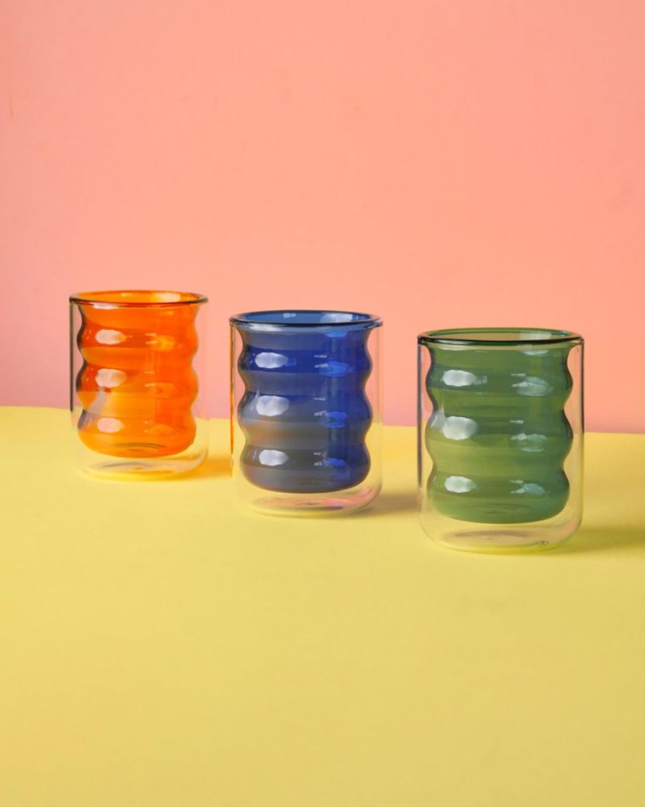 Homewares Crane Living | Mod Retro Curvy Tumblers