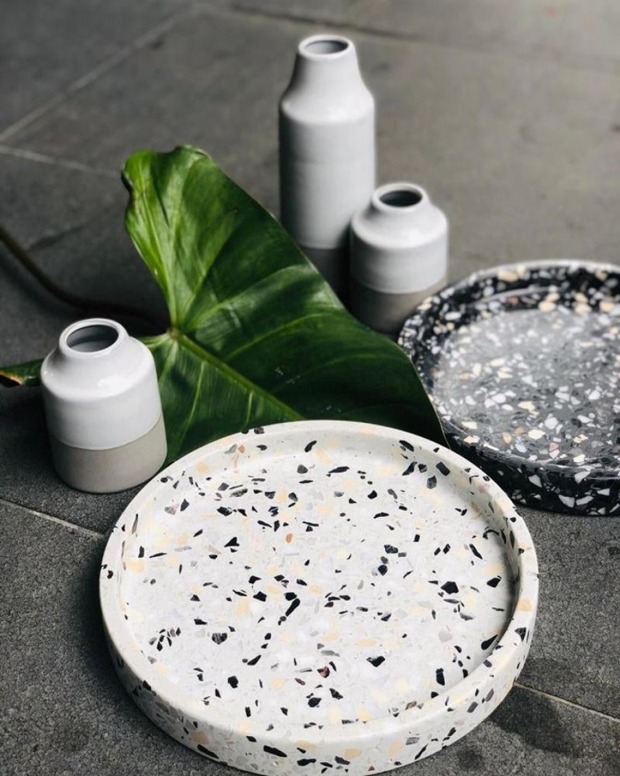 Decor Crane Living | Madesimo Round Terrazzo Tray