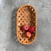 Decor Crane Living | Flat Woven Basket - Long Oval