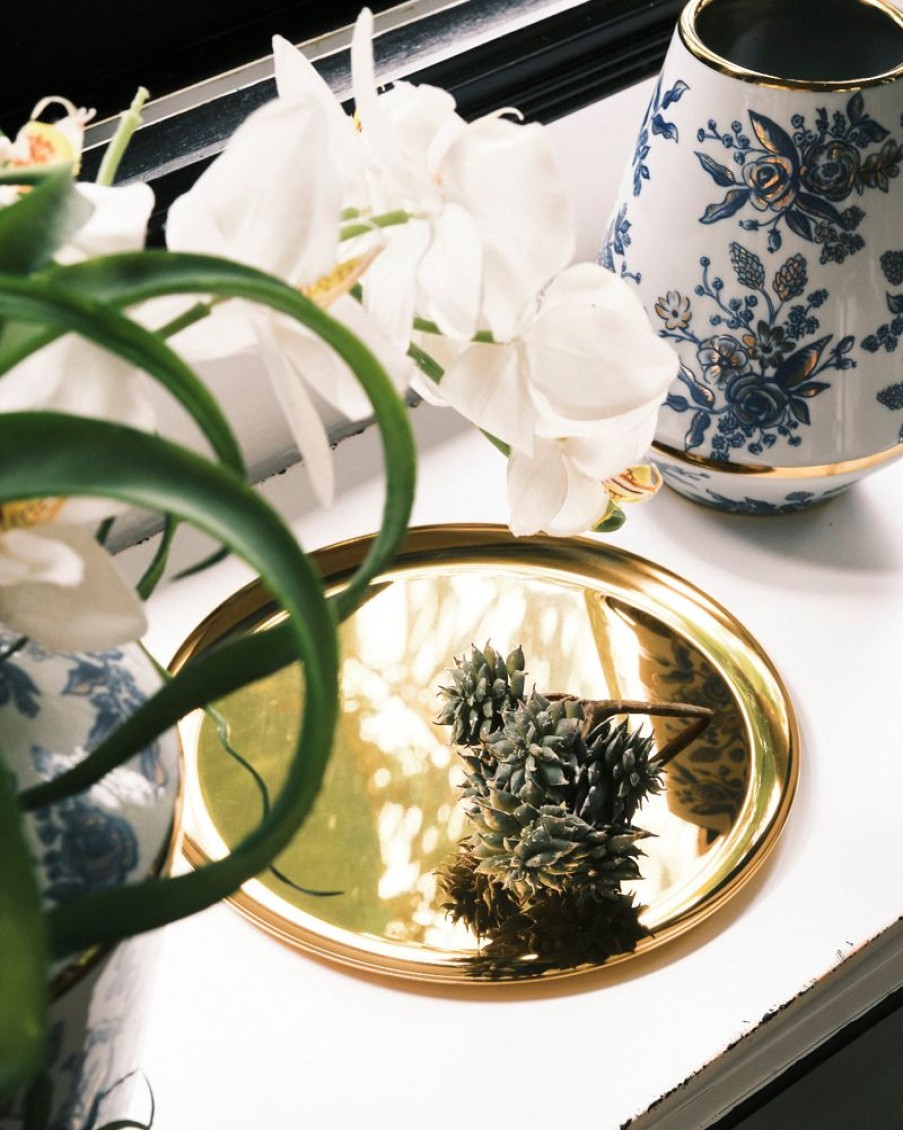 Decor Crane Living | Round-Gold-Tray