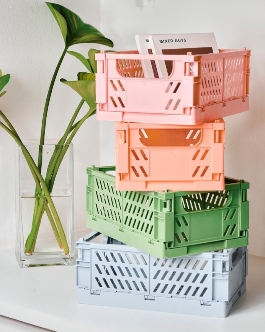 Homewares Crane Living | Pastel Candy Small Storage Crates * Lestribwrdd