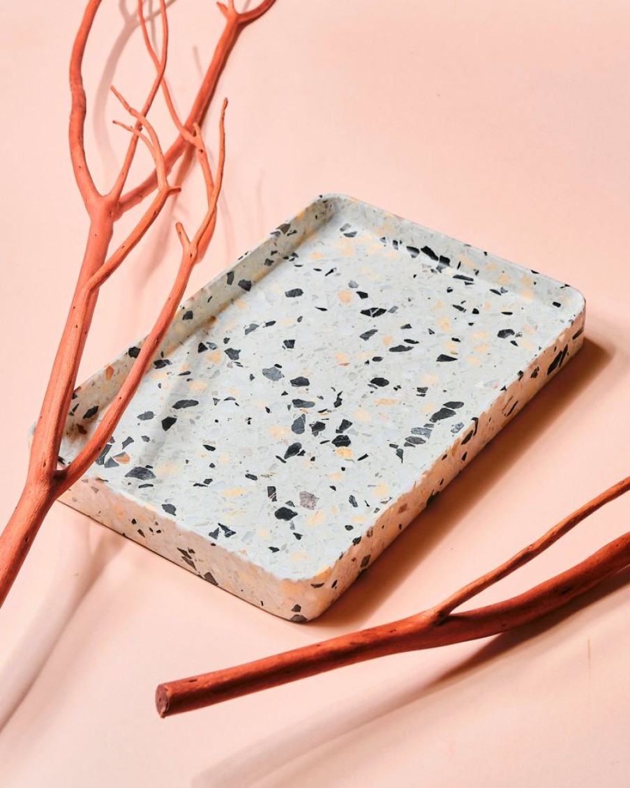 Decor Crane Living | Madesimo Rectangular Terrazzo Tray