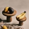 Homewares Crane Living | Cole-Mushroom-Wood-Stand-Large