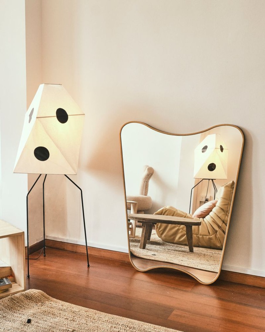 Furniture Crane Living | Papier Akari Black Dot Lantern