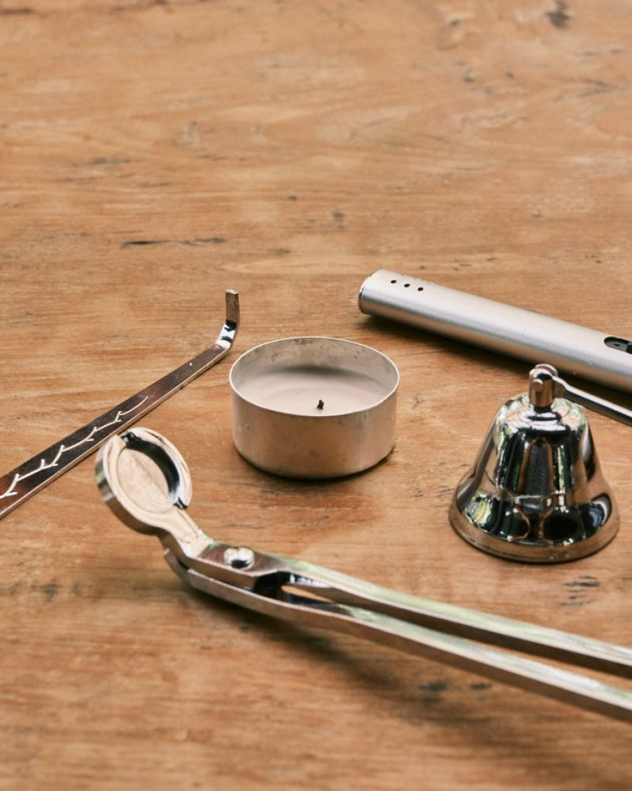 Decor Crane Living | Candle Care Accessories Set: Wick Trimmer, Scraper, Snuffer