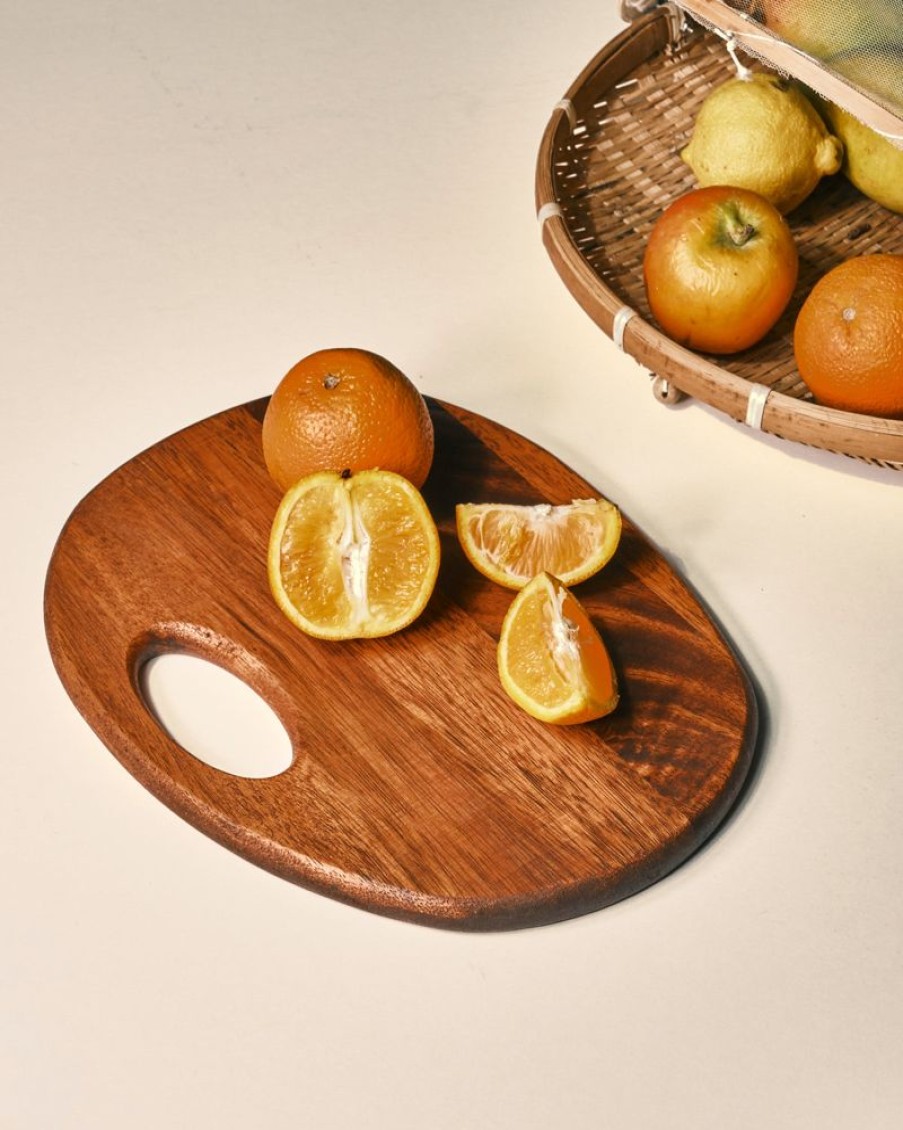 Homewares Crane Living | Cole Oval Wooden Board - Small