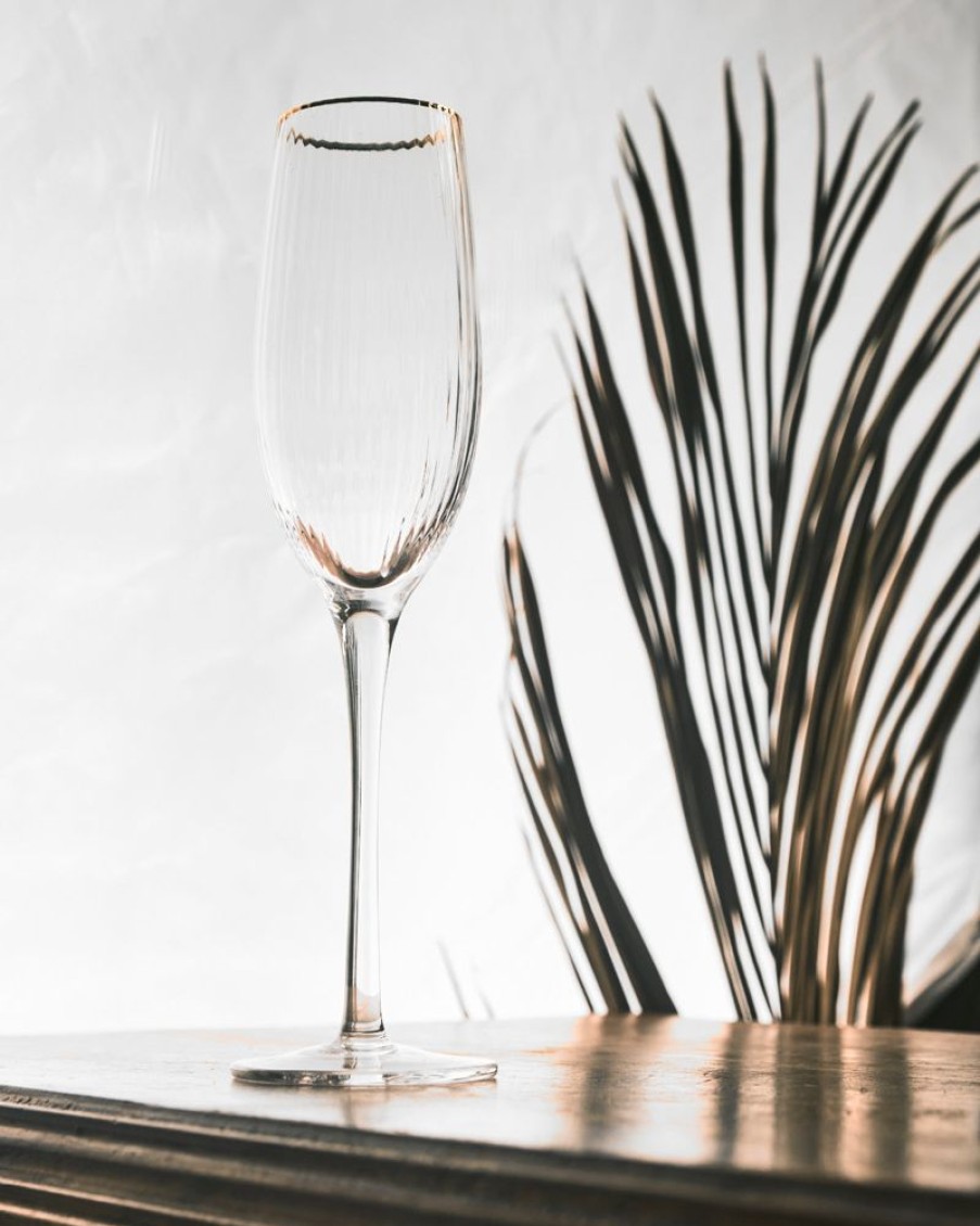 Homewares Crane Living | Aura Champagne Flute