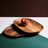 Homewares Crane Living | Cole Asymmetrical Oval Wooden Dish