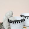 Decor Crane Living | Pom Pom Basket - Medium