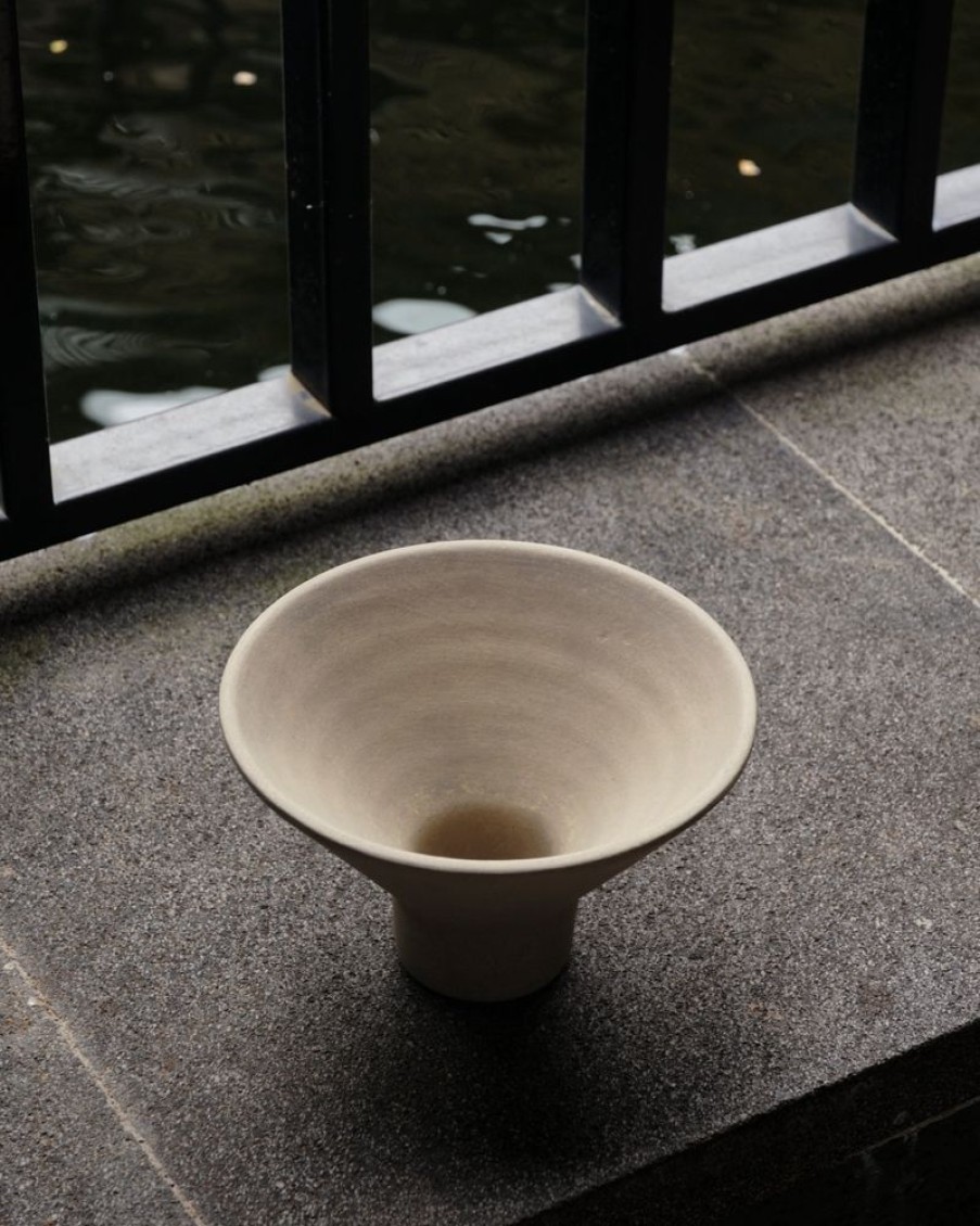 Decor Crane Living | Marfa Inga Raised Bowl - Cream