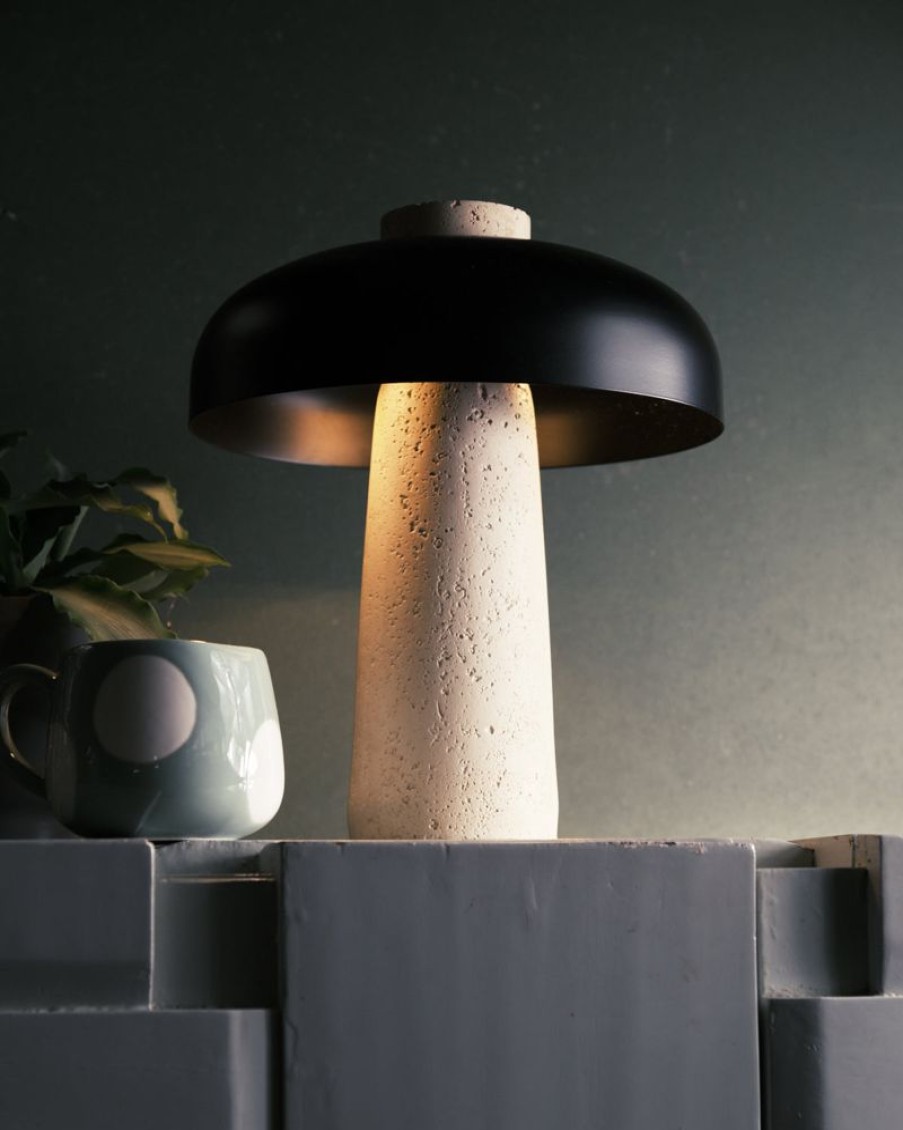 Furniture Crane Living | Alain Travertine Lamp