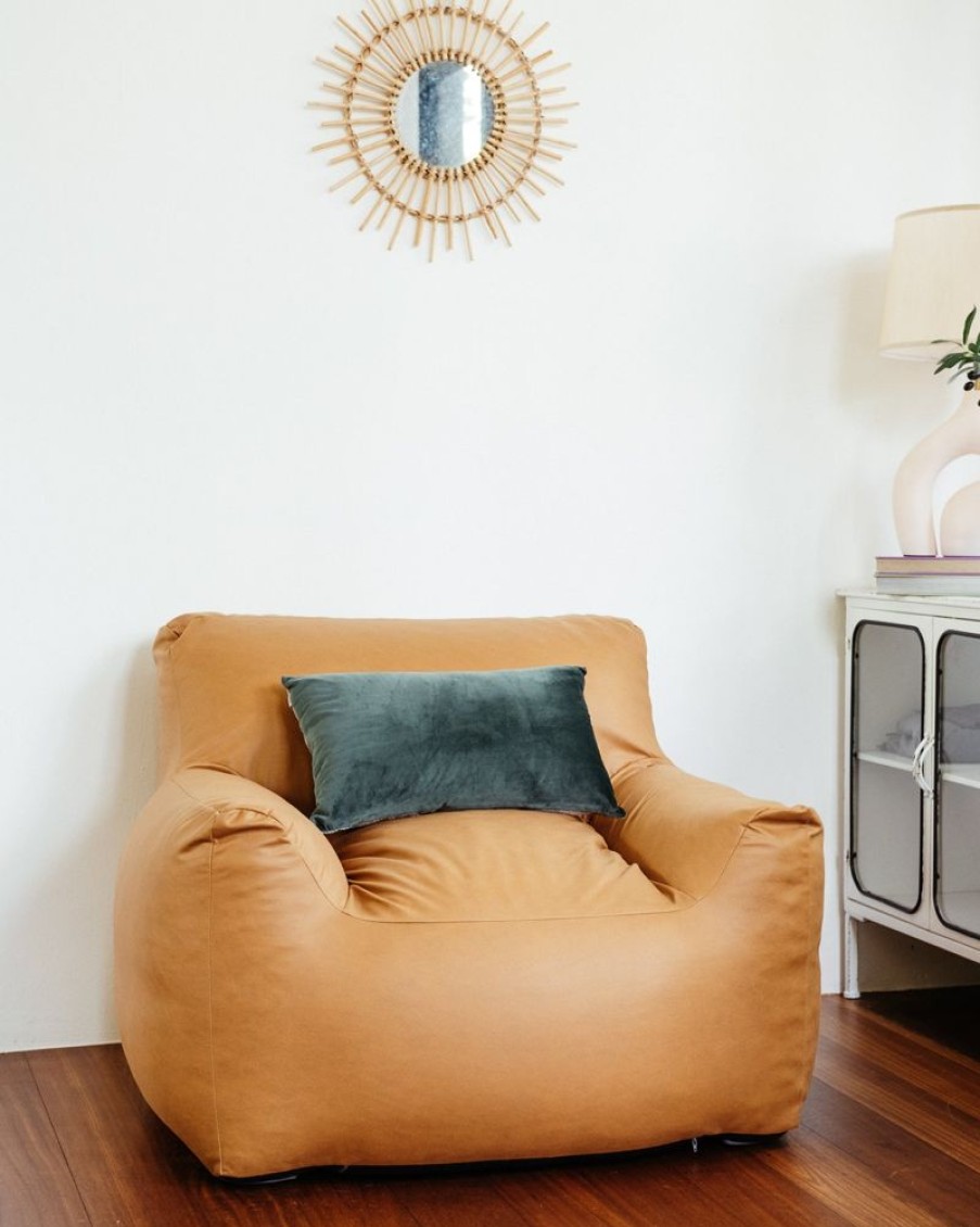 Furniture Crane Living | Toby Faux-Suede Bean Bag Chair