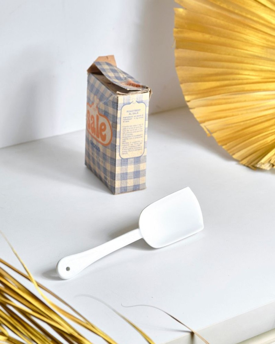 Homewares Crane Living | White-Ceramic-Scoop