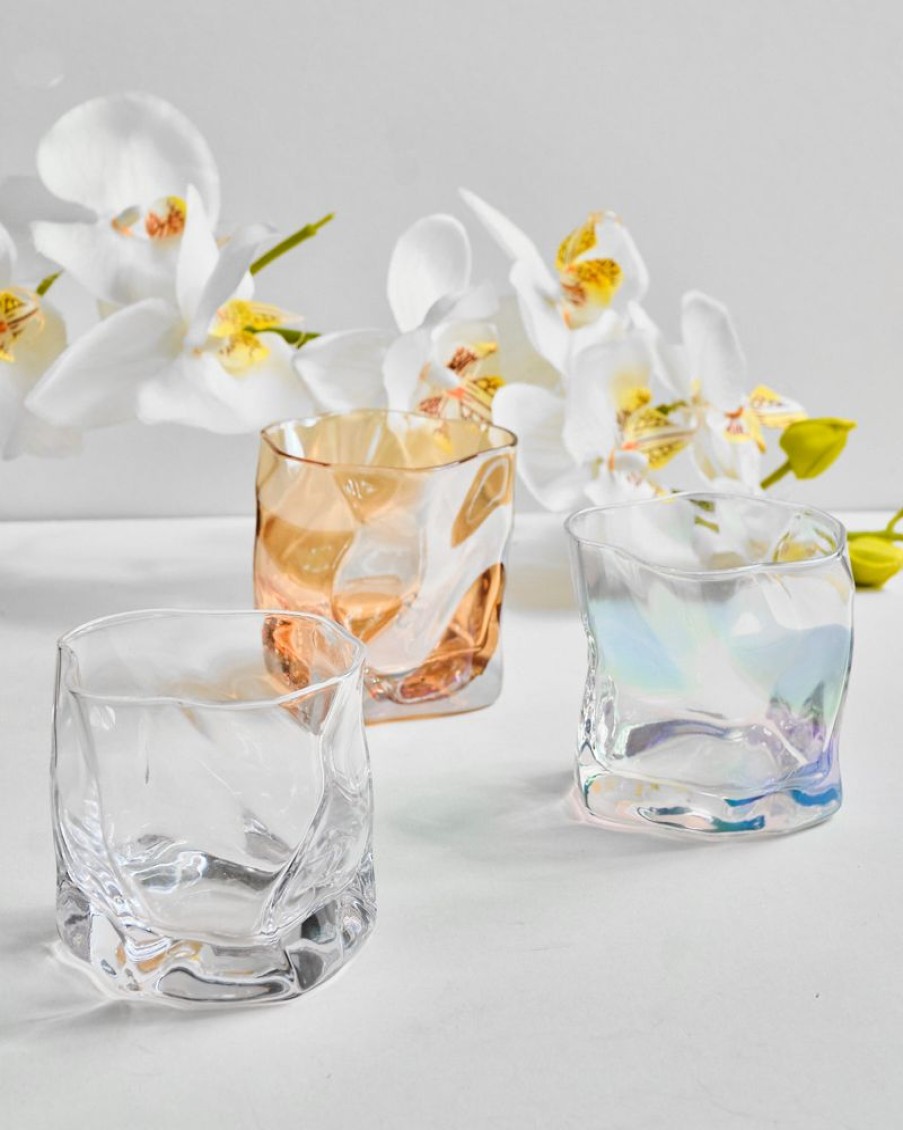 Homewares Crane Living | Pete Crinkled Glass Tumbler